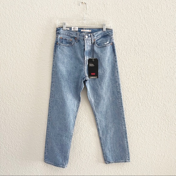 NWT Levi’s Wedgie Straight High Button Fly Jeans - Picture 3 of 10